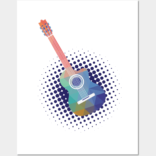 Acoustic Guitar Posters and Art